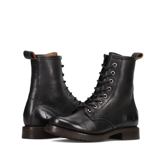 Frye Veronica Flex Combat Women's Boots Black : 8.5 B - Medium, Leather - Picture 1 of 1